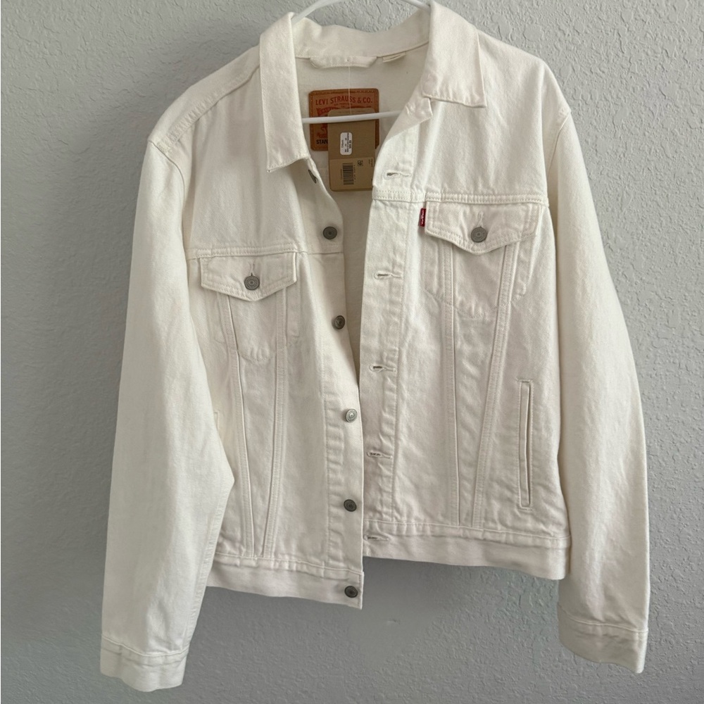 Levi's White Denim Jacket